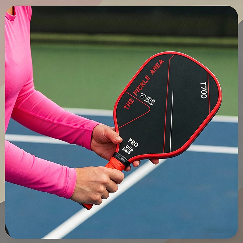 T700 Carbon Fiber Pickleball Set – 2 Paddles, 4 Balls + Bag