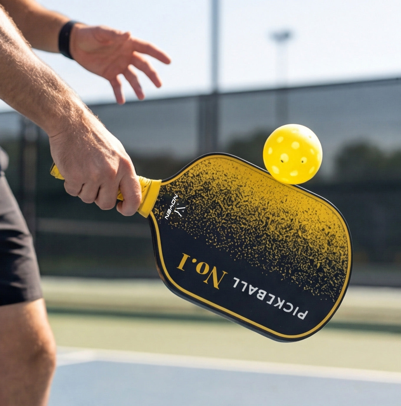Premium Pickleball Paddle Set Carbon Fiber 2 pcs. Pickleball Racket 4 Pickle Balls + Pickleball Bag