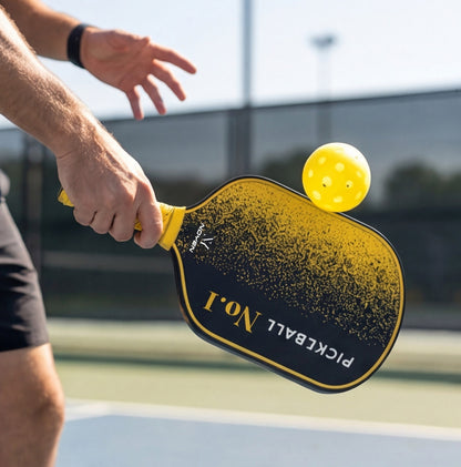 Premium Pickleball Paddle Set Carbon Fiber 2 pcs. Pickleball Racket 4 Pickle Balls + Pickleball Bag