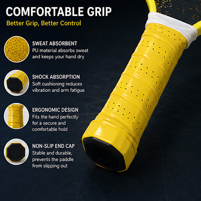 Premium Pickleball Paddle Set Carbon Fiber 2 pcs. Pickleball Racket 4 Pickle Balls + Pickleball Bag