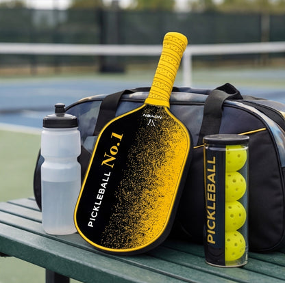 Premium Pickleball Paddle Set Carbon Fiber 2 pcs. Pickleball Racket 4 Pickle Balls + Pickleball Bag