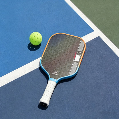 Upgrade Pickleball Paddle Set T700 3KCarbon Fiber Lightweight 2 Paddles Bag Power Spin IndoorOutdoor