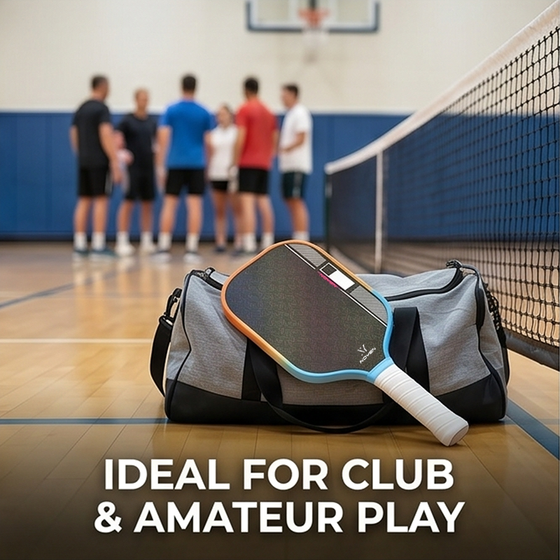 Upgrade Pickleball Paddle Set T700 3KCarbon Fiber Lightweight 2 Paddles Bag Power Spin IndoorOutdoor