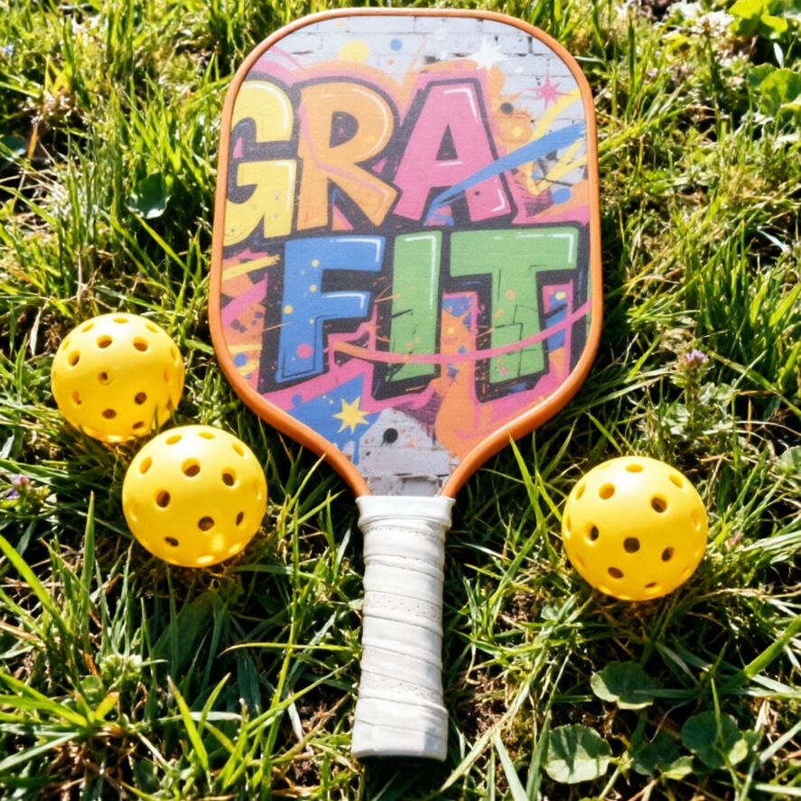 Original Carbon Fiber Pickleball Paddle Professional Set Lightweight 2 Paddles 4 Balls Bag Non Slip
