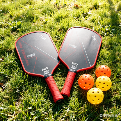 T700 Carbon Fiber Pickleball Set – 2 Paddles, 4 Balls + Bag